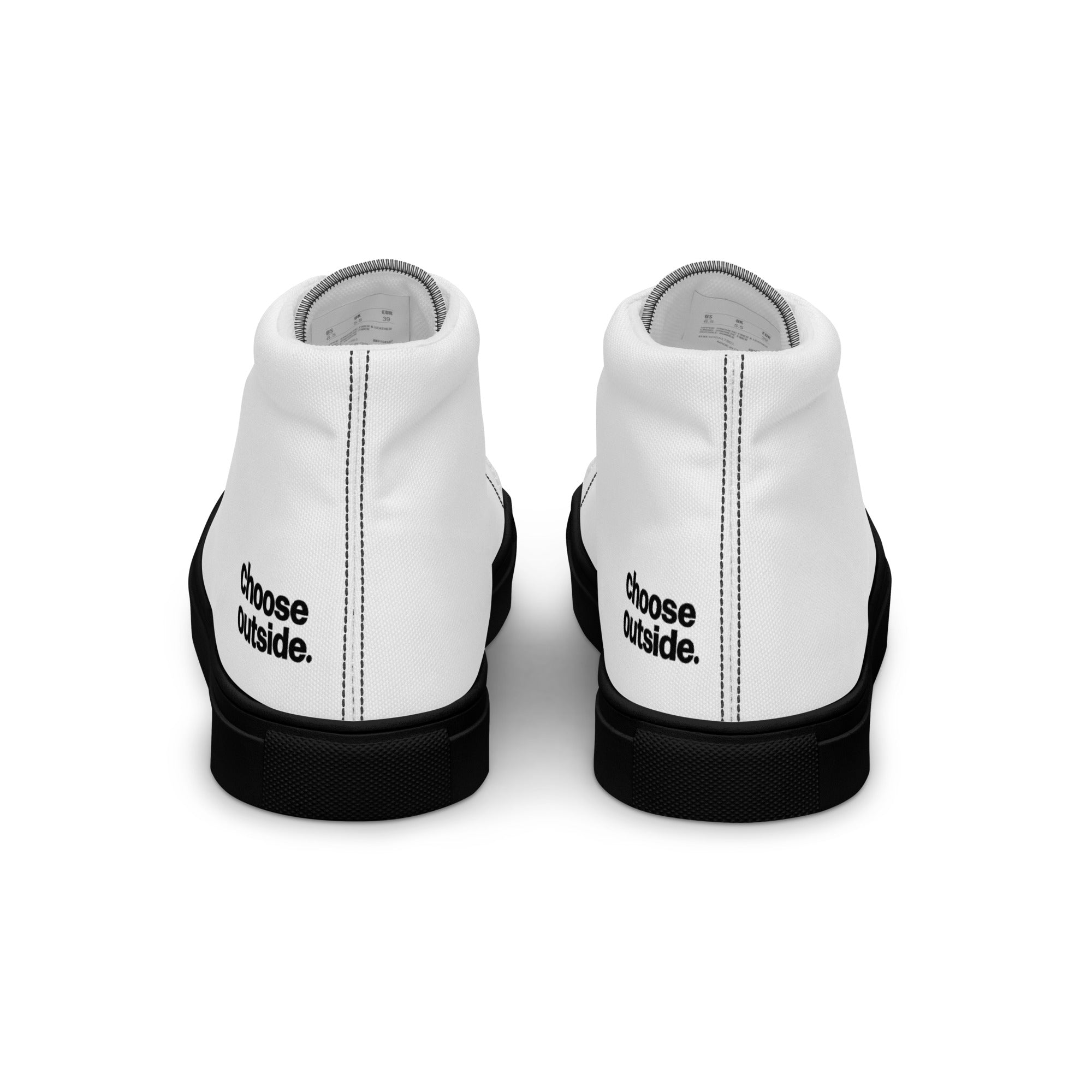 Women’s high top canvas shoes