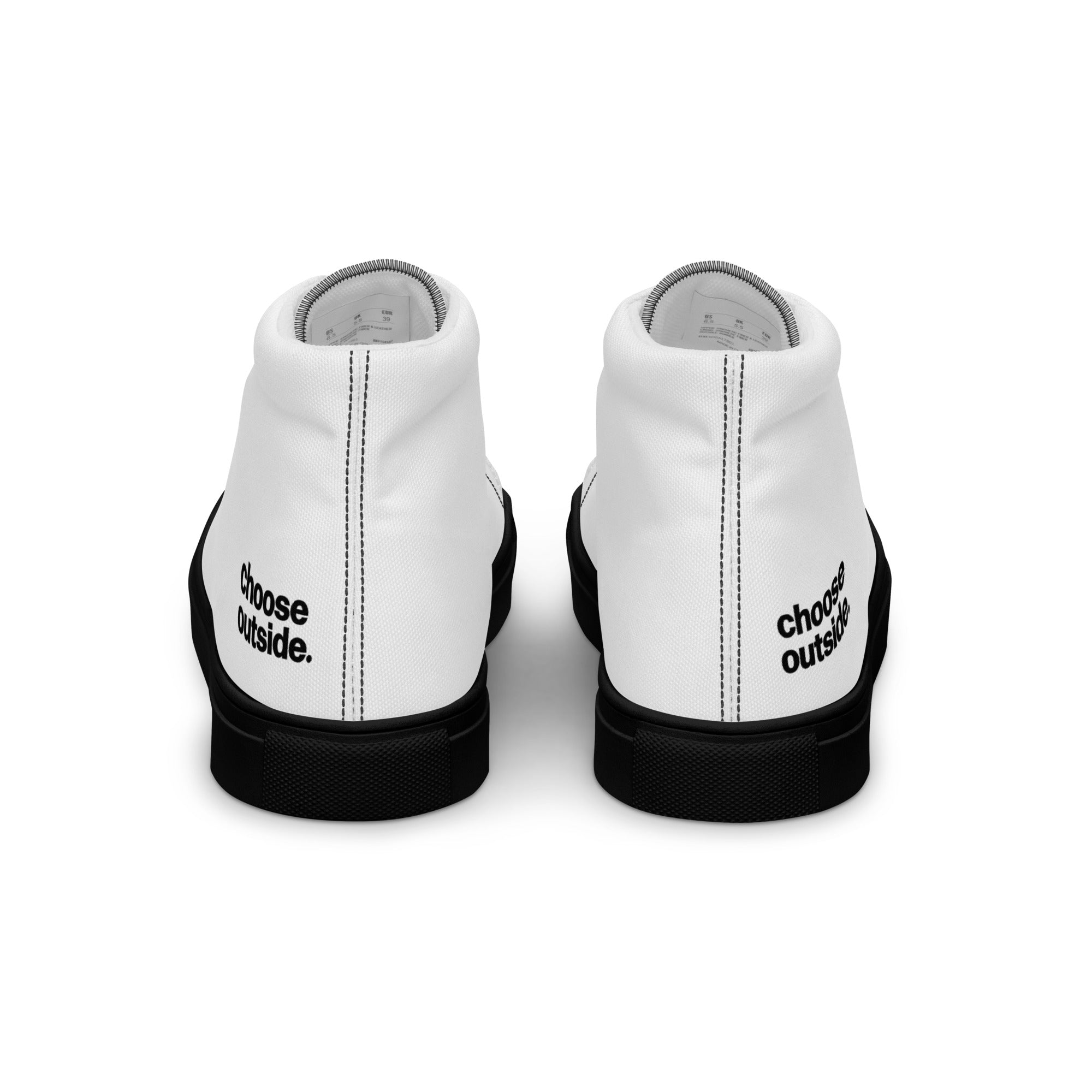 Women’s high top canvas shoes