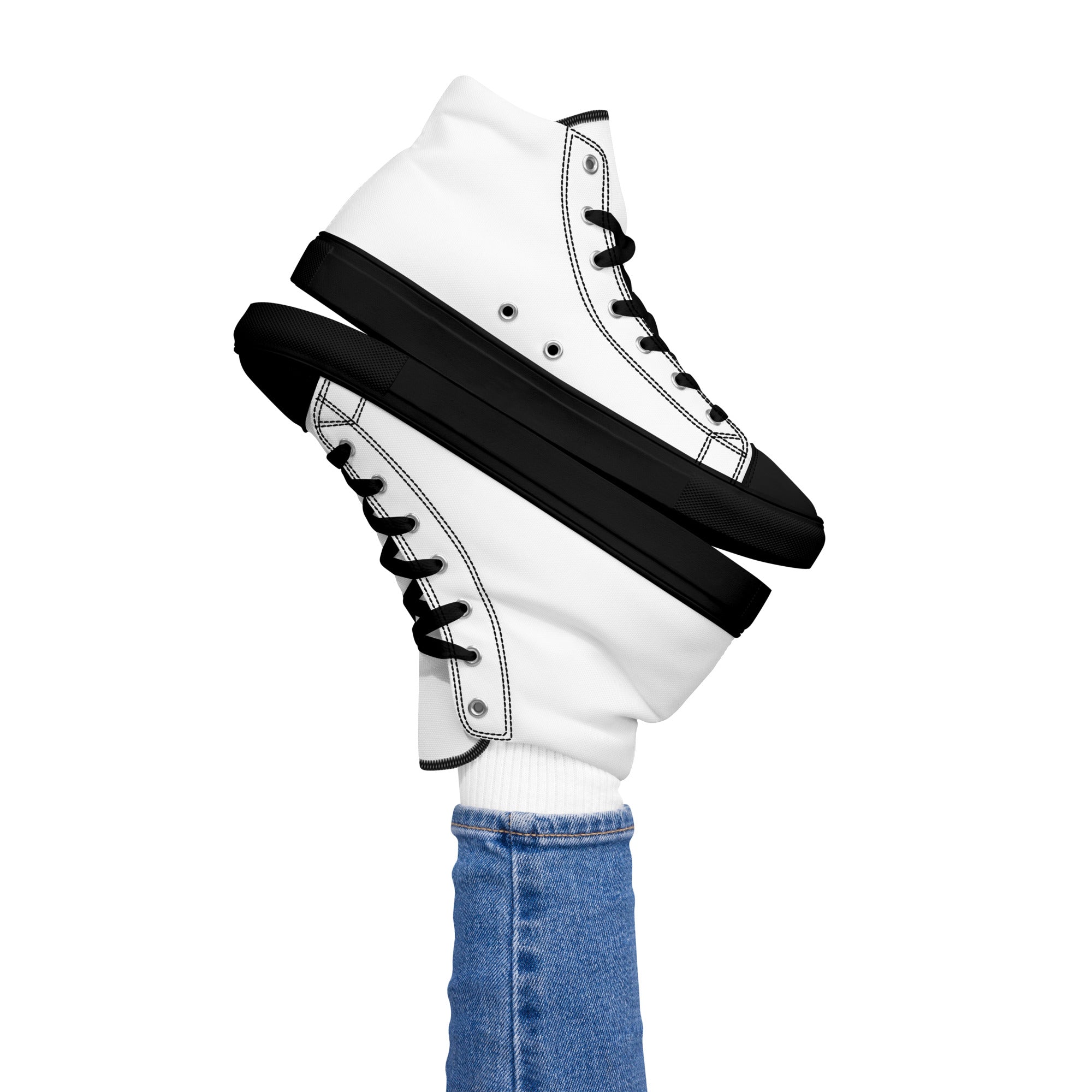 Women’s high top canvas shoes