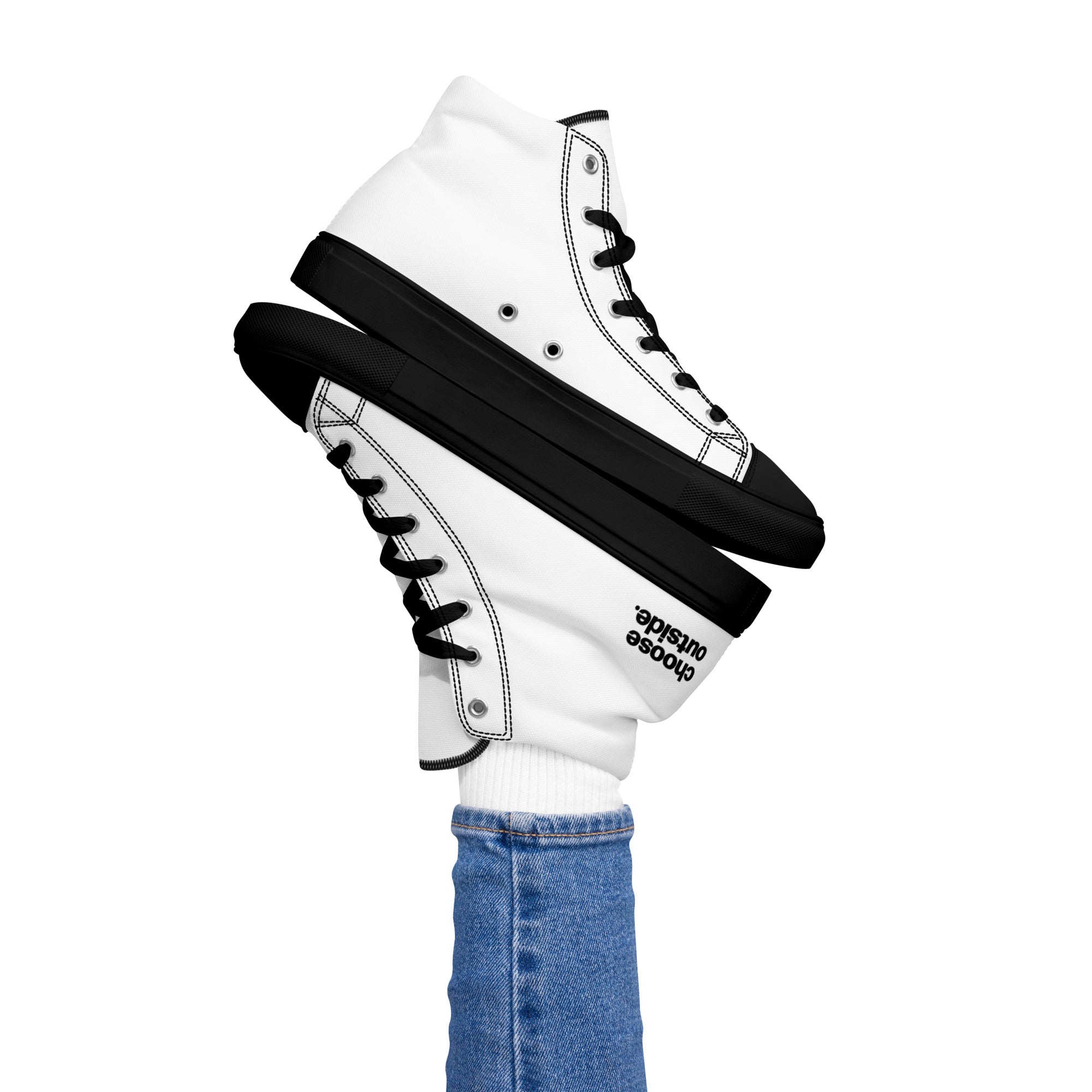 Women’s high top canvas shoes