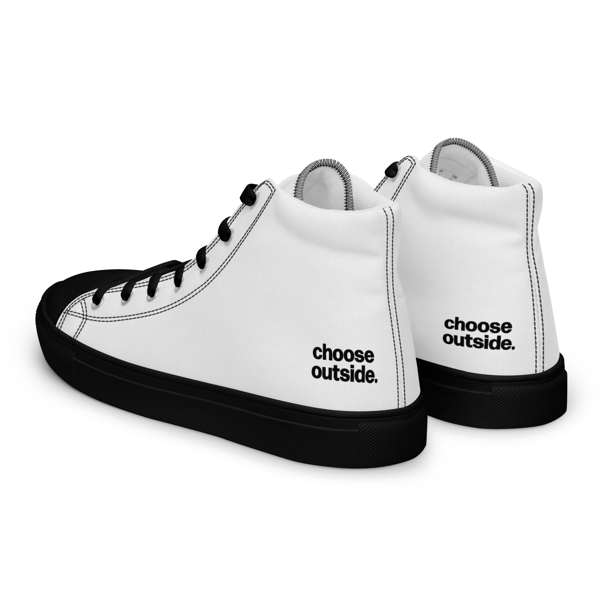 Women’s high top canvas shoes