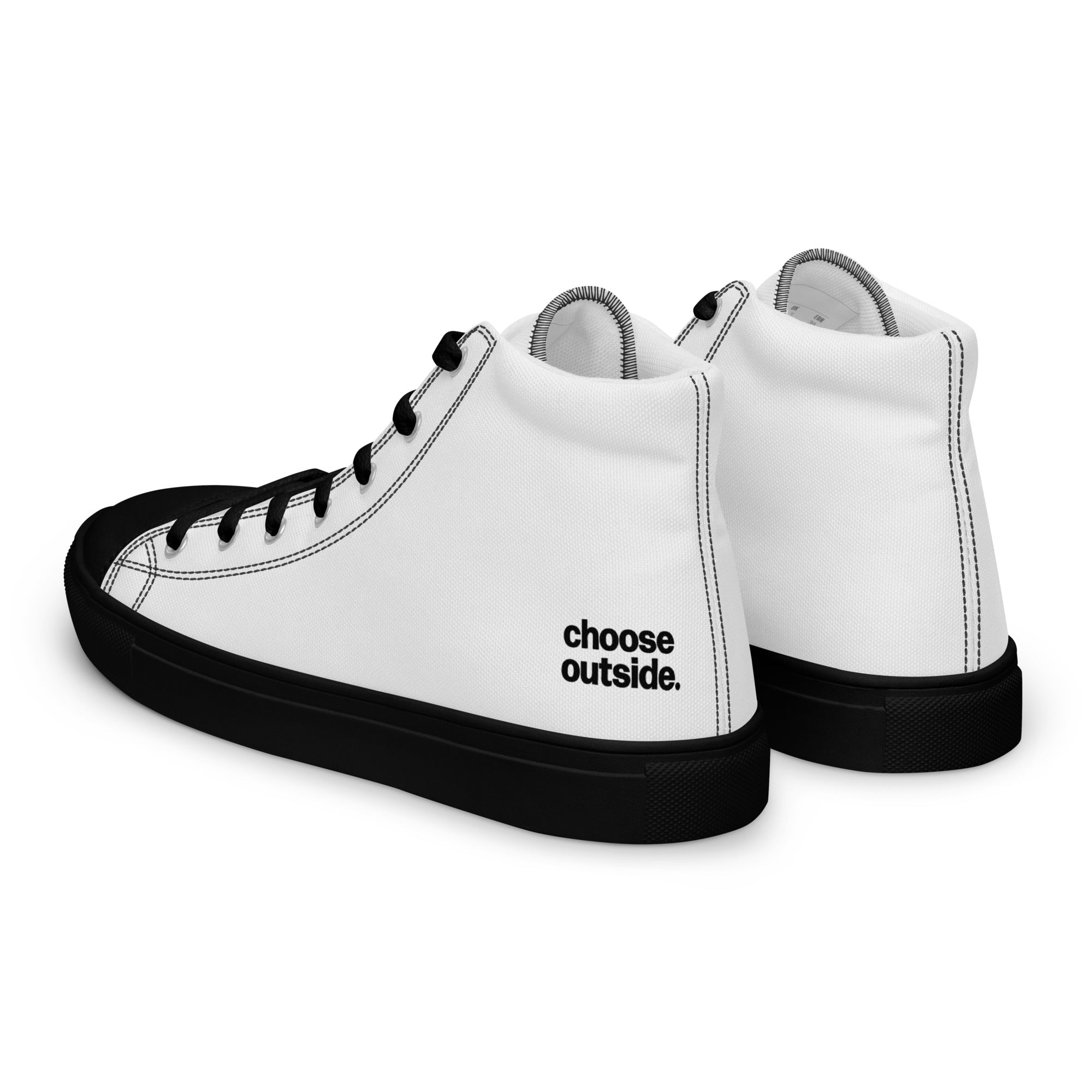 Women’s high top canvas shoes