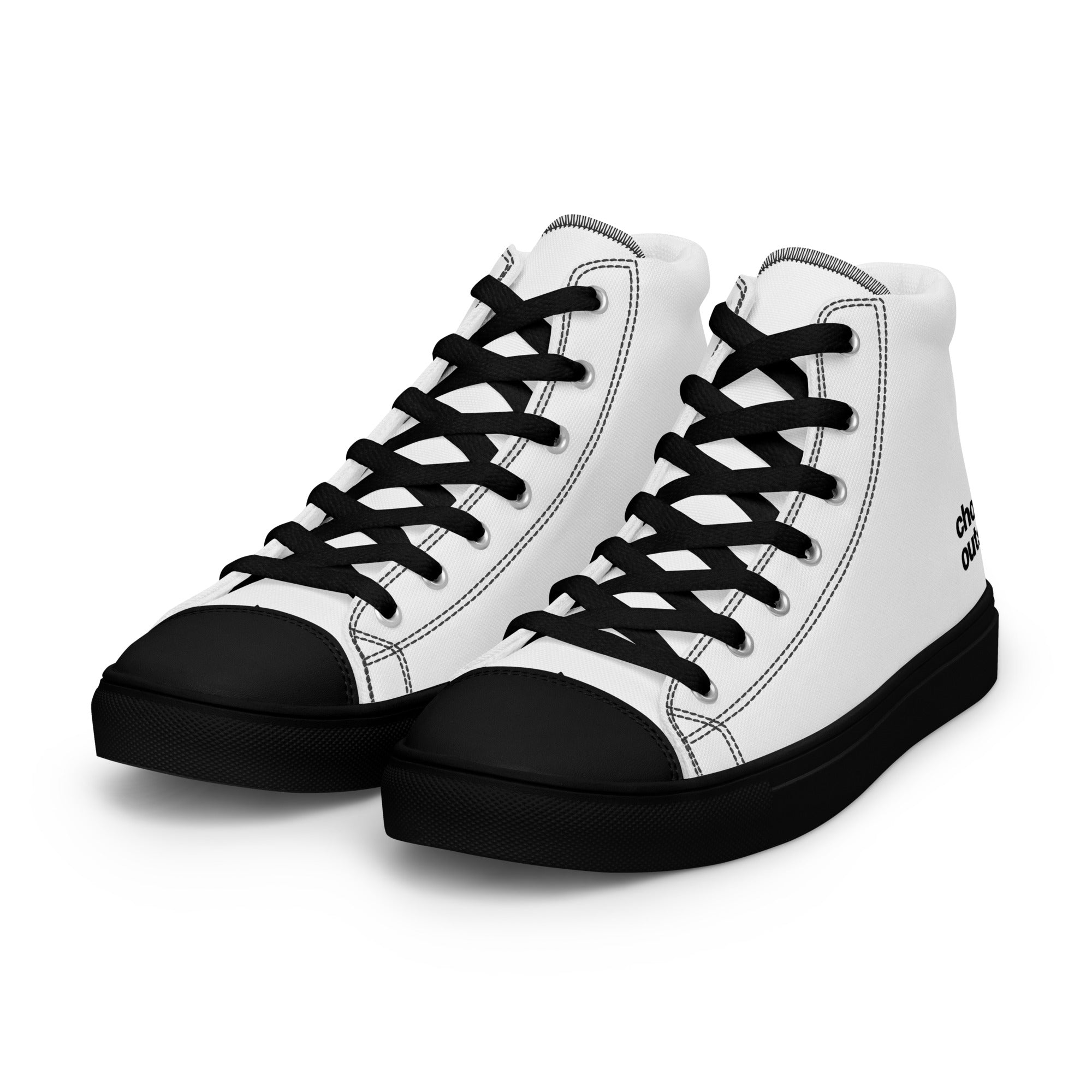 Women’s high top canvas shoes