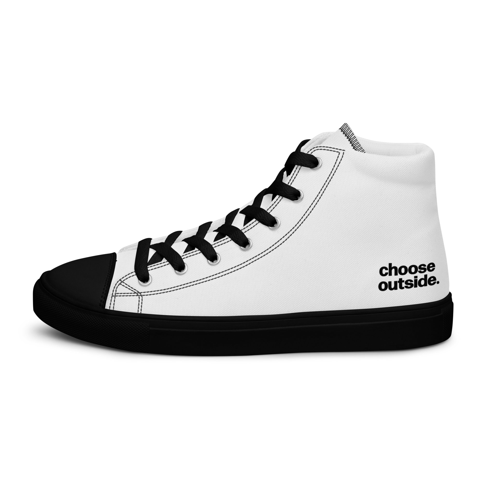 Women’s high top canvas shoes