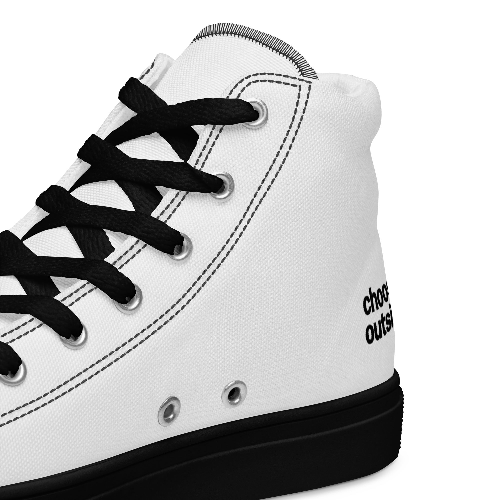 Women’s high top canvas shoes