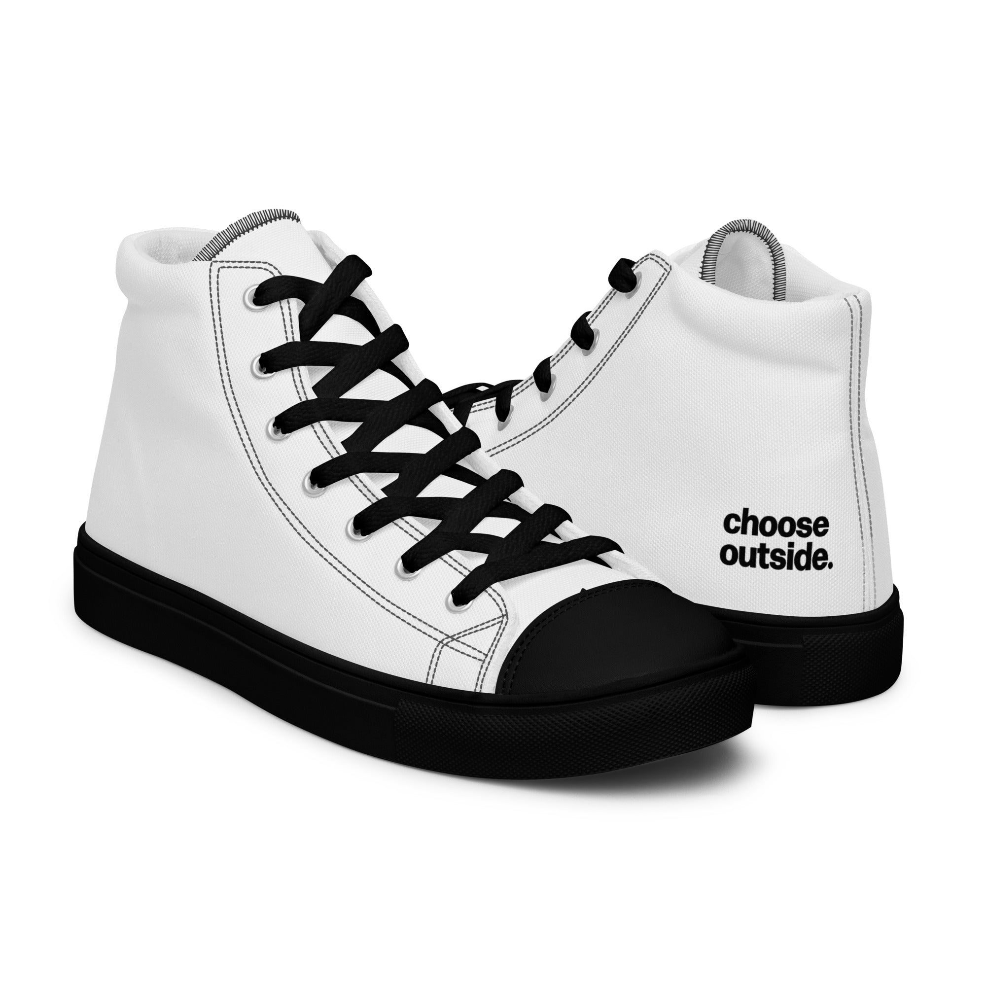 Women’s high top canvas shoes