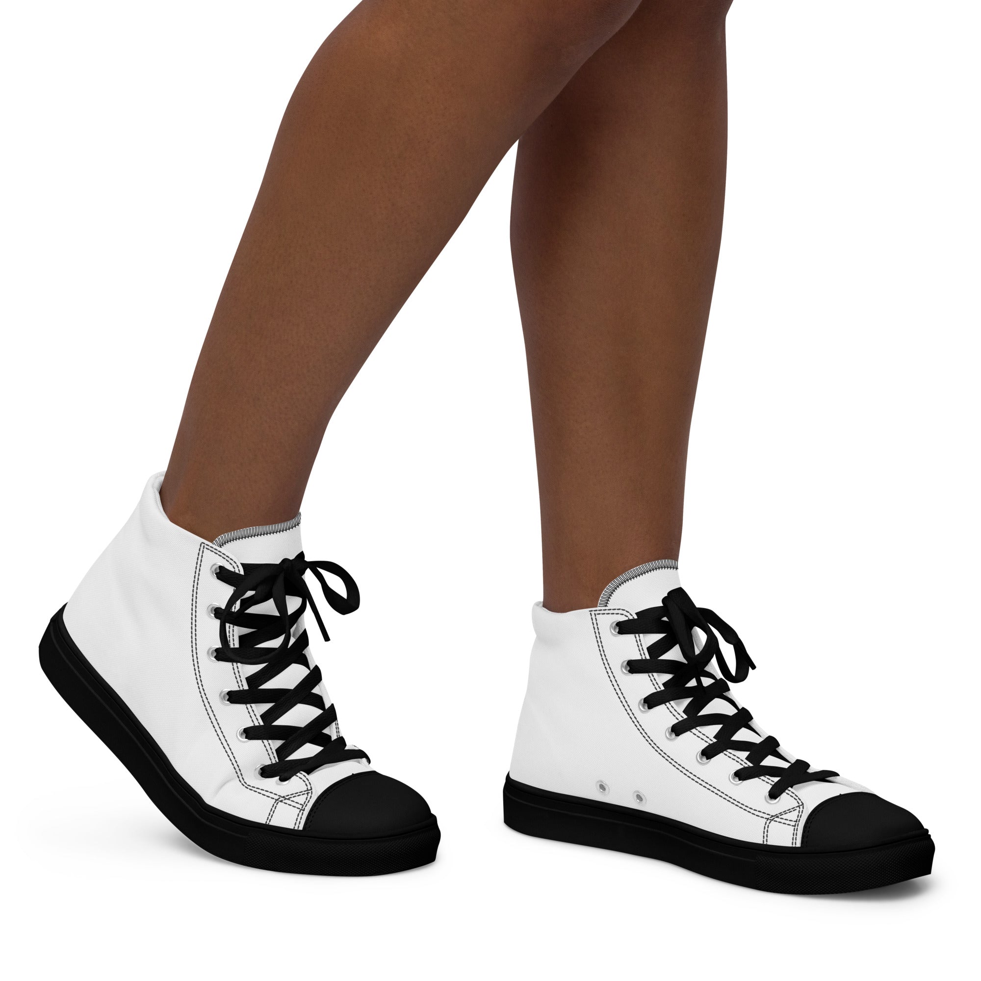 Women’s high top canvas shoes