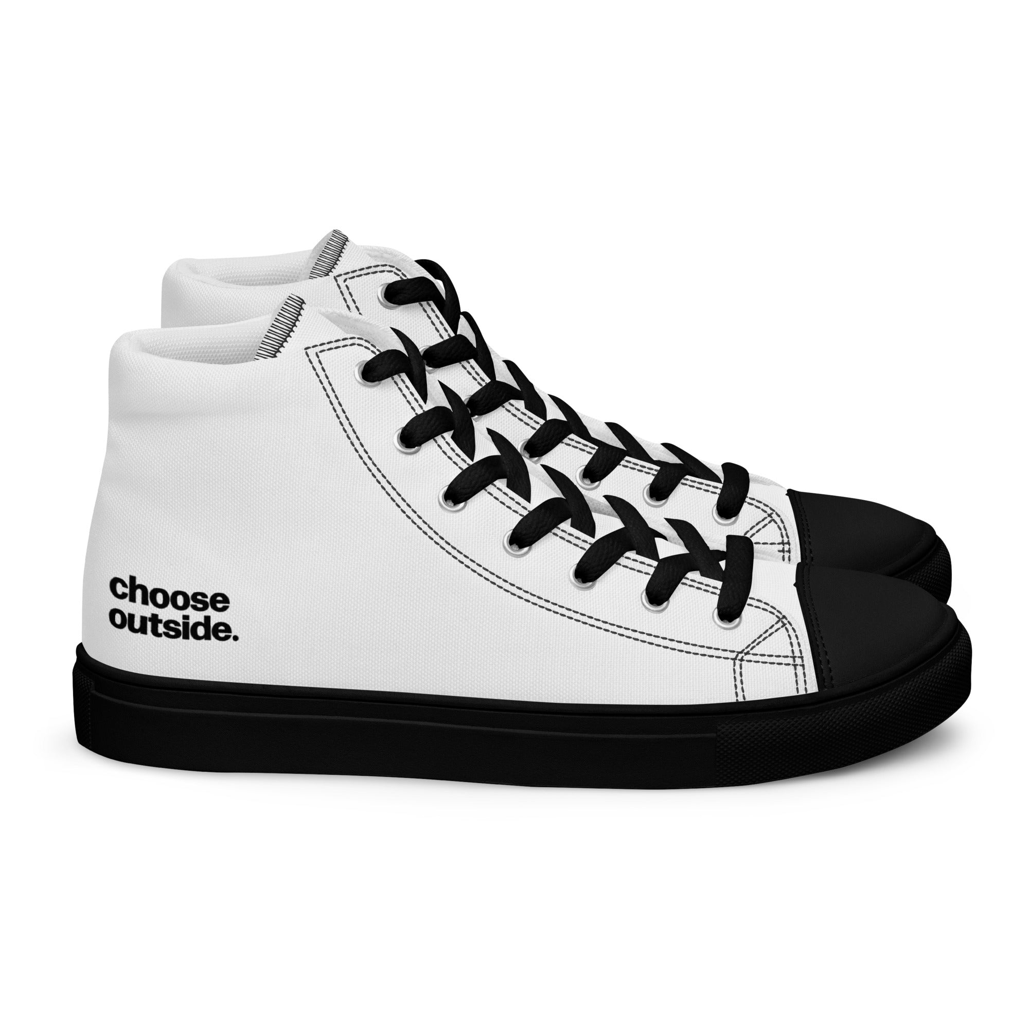 Women’s high top canvas shoes