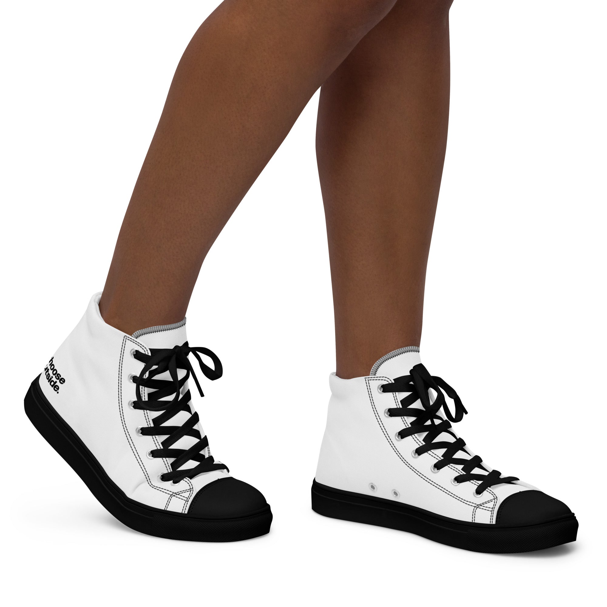 Women’s high top canvas shoes