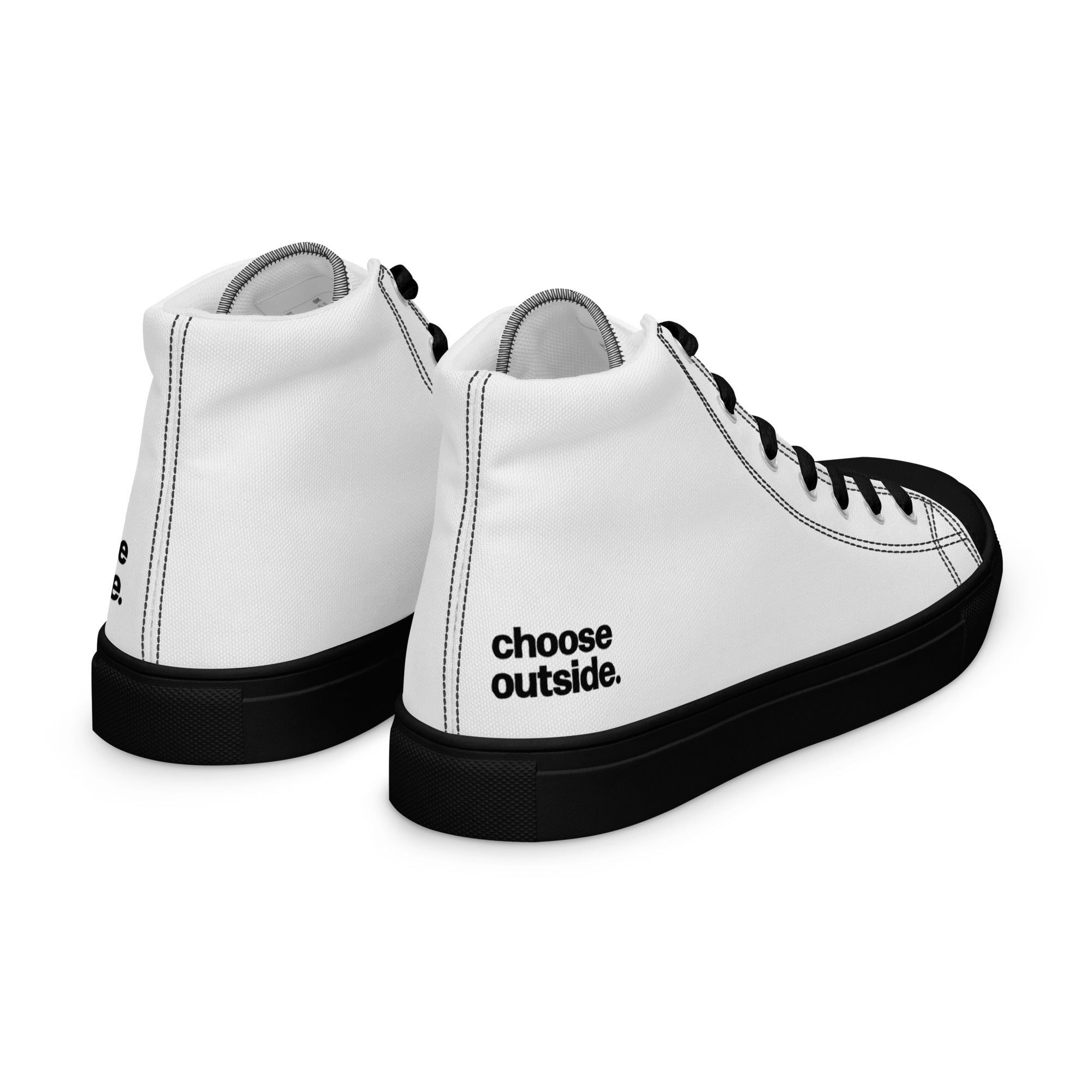 Women’s high top canvas shoes