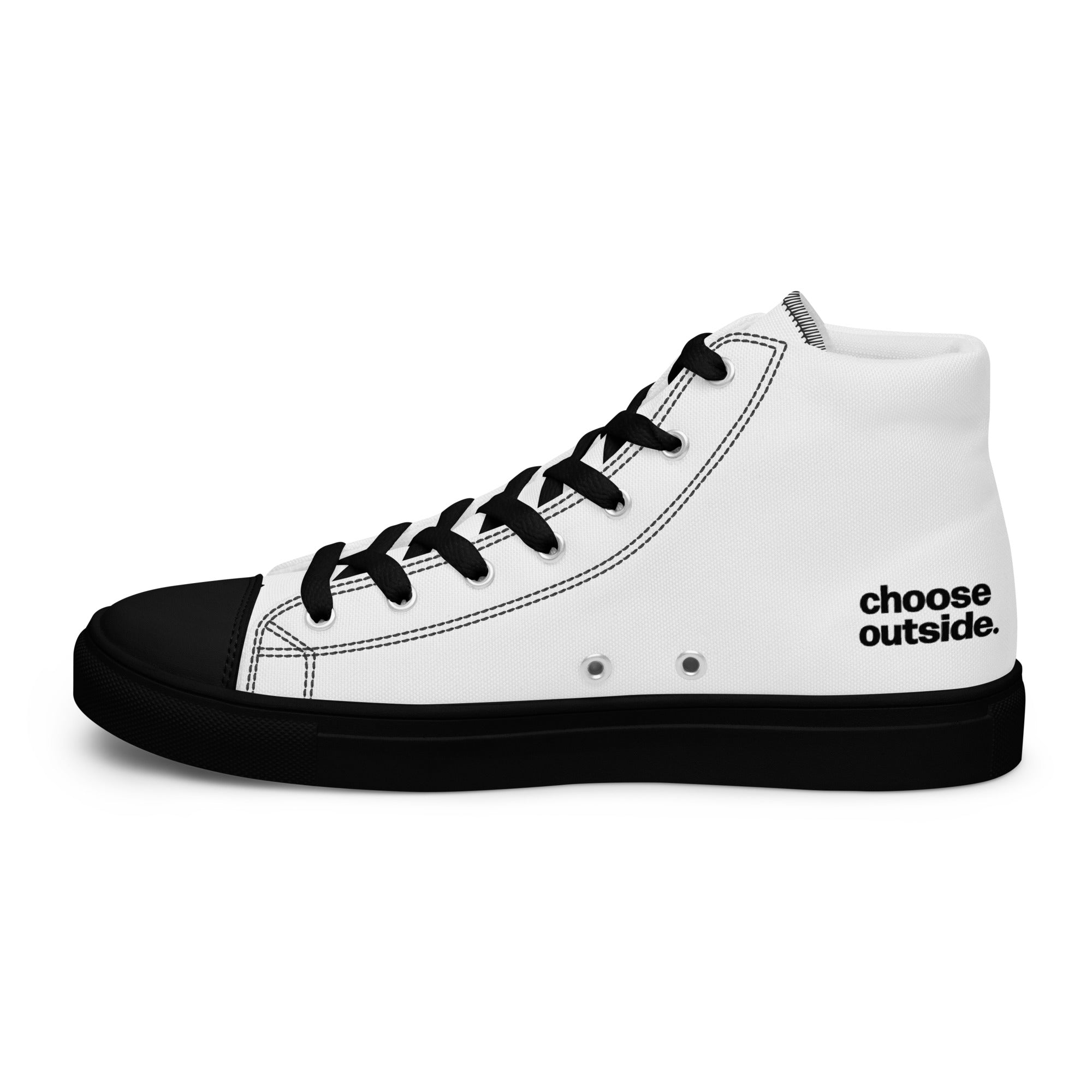 Women’s high top canvas shoes