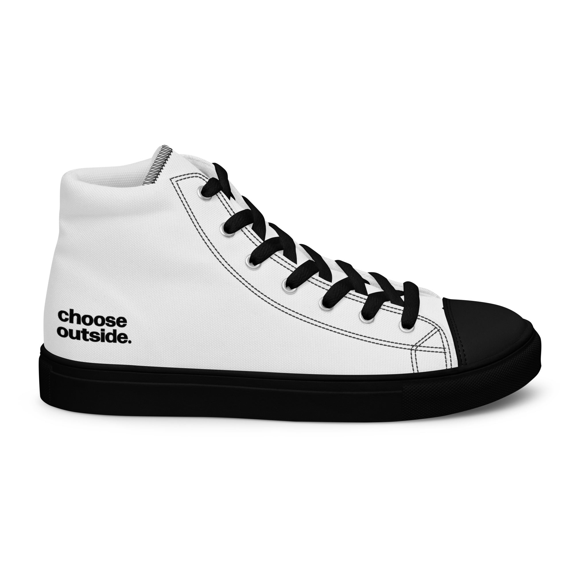 Women’s high top canvas shoes