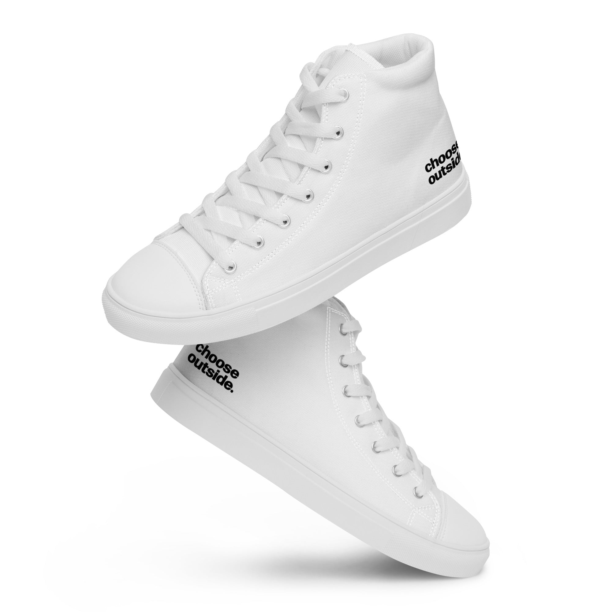 Women’s high top canvas shoes