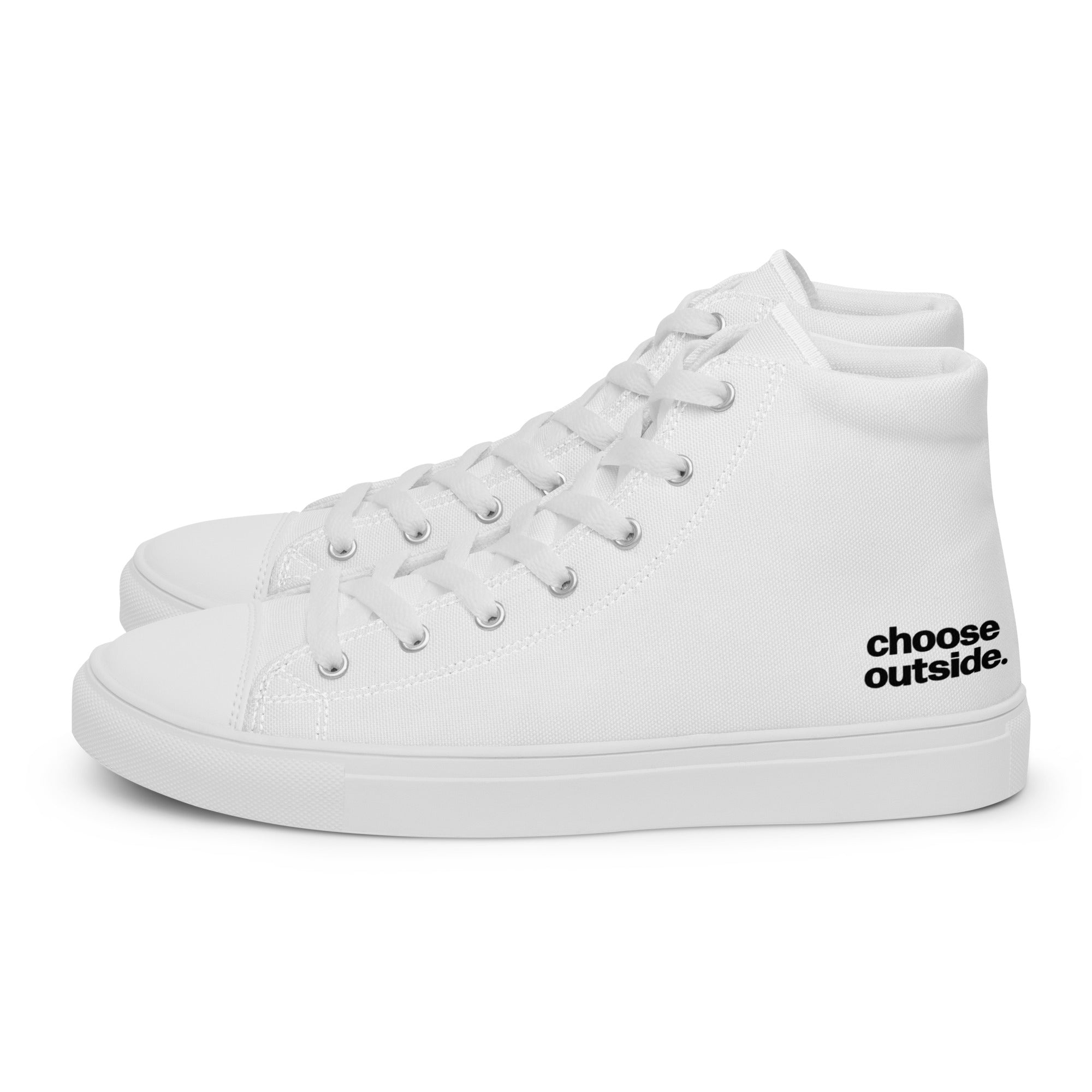 Women’s high top canvas shoes