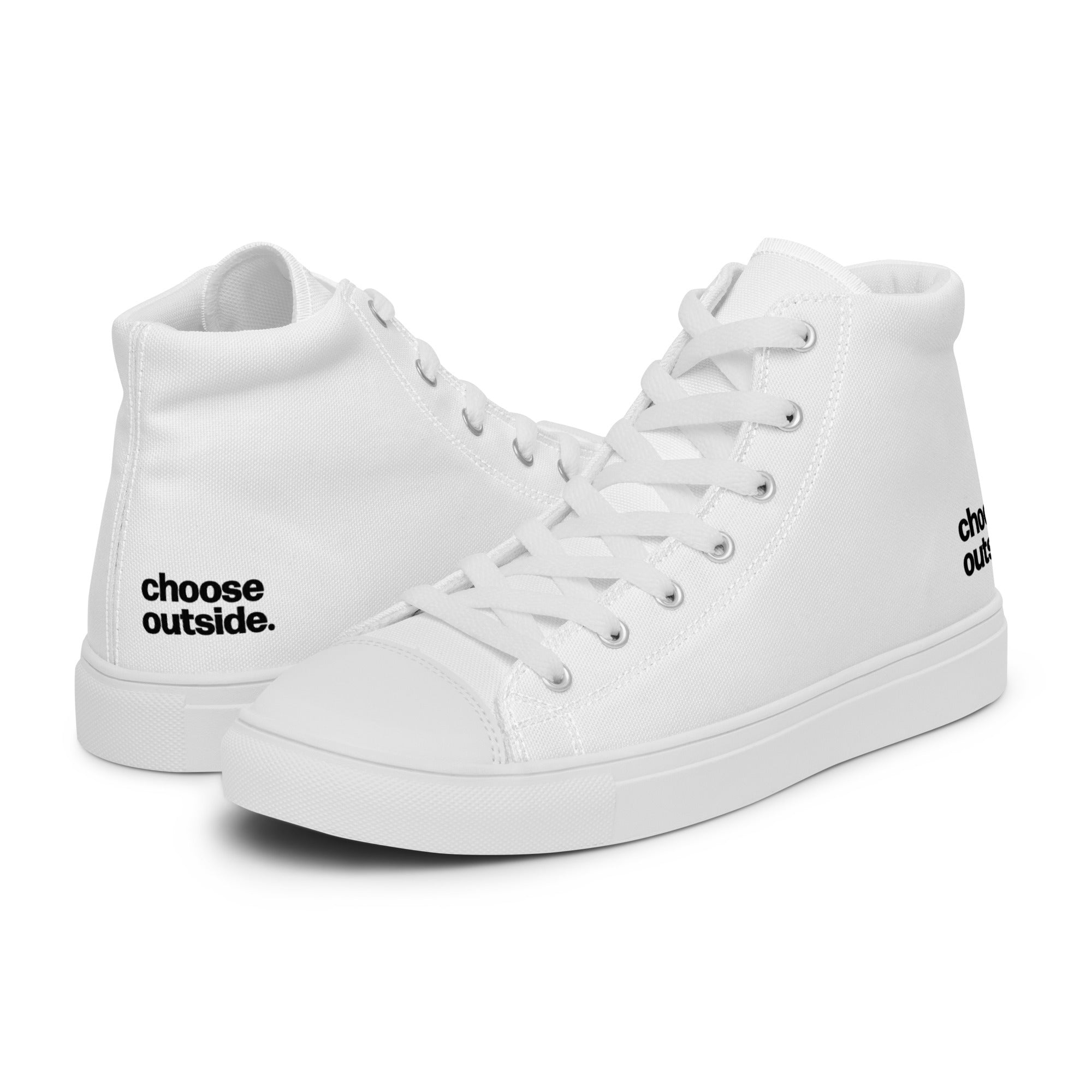 Women’s high top canvas shoes