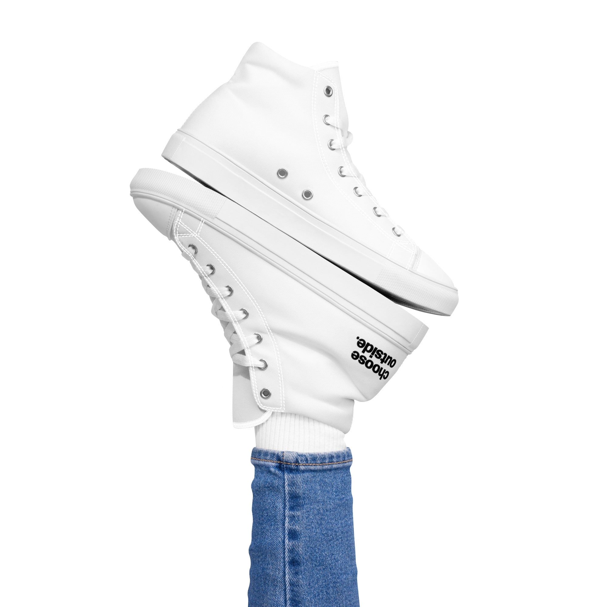 Women’s high top canvas shoes