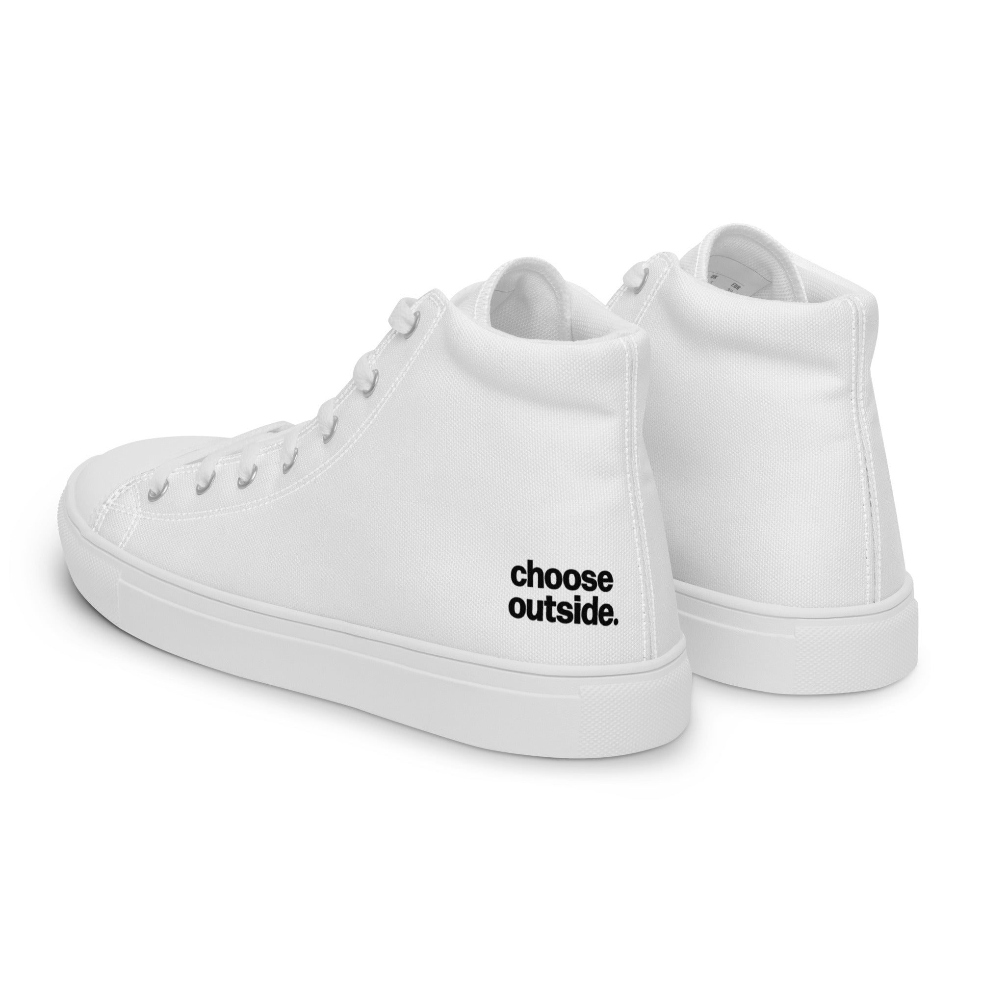 Women’s high top canvas shoes