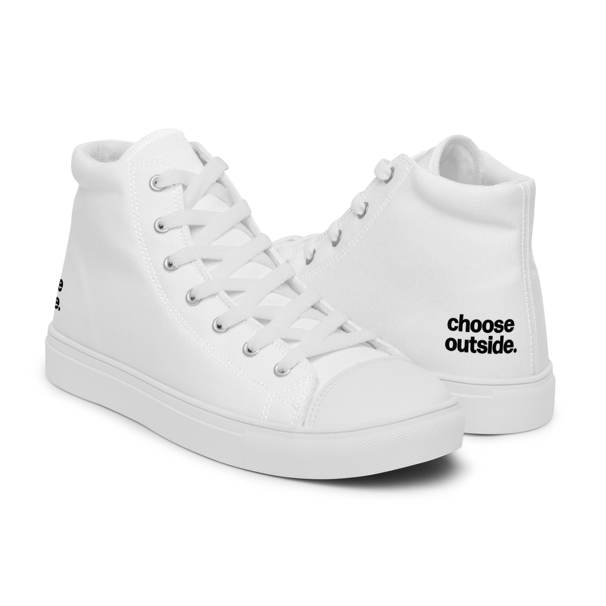 Women’s high top canvas shoes