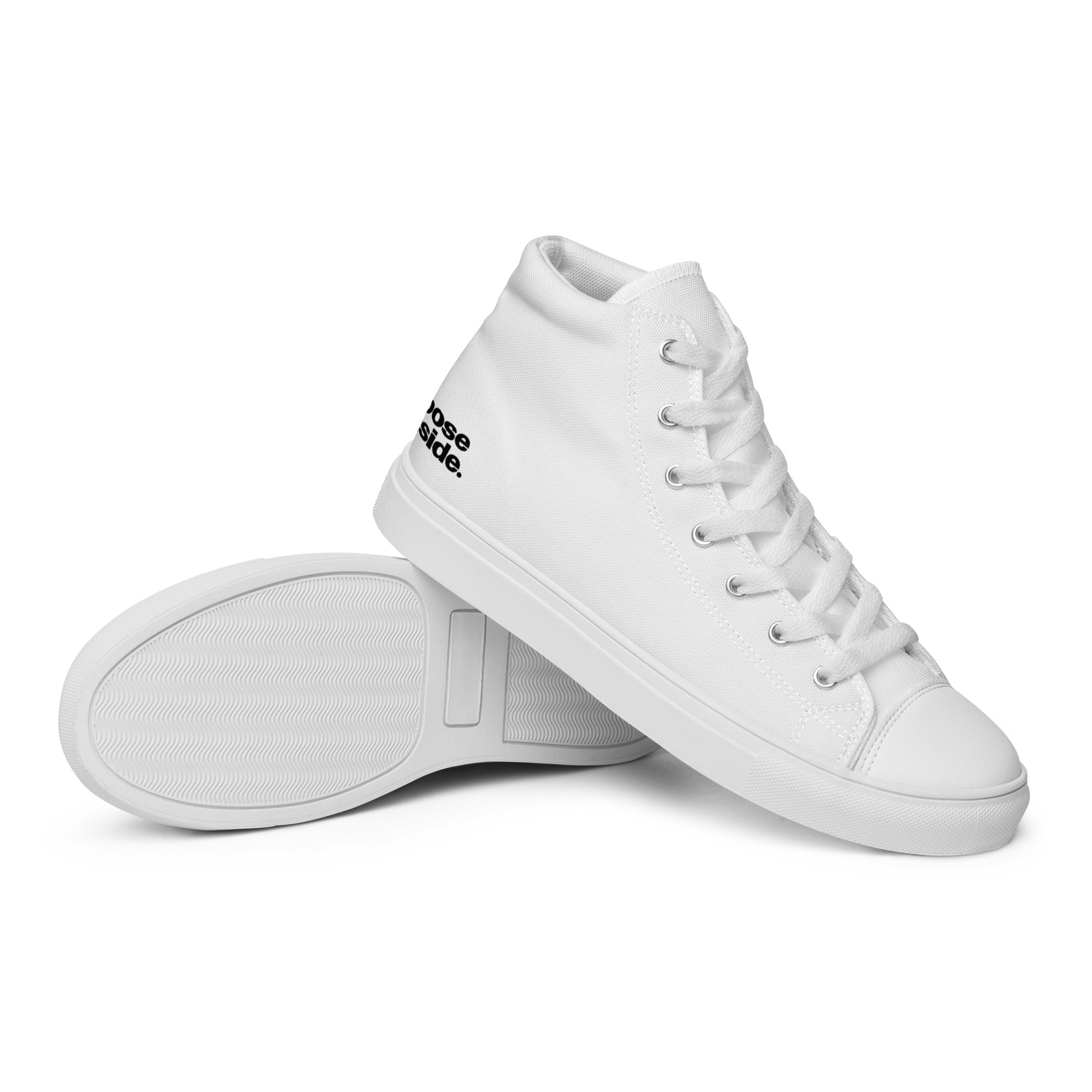 Women’s high top canvas shoes