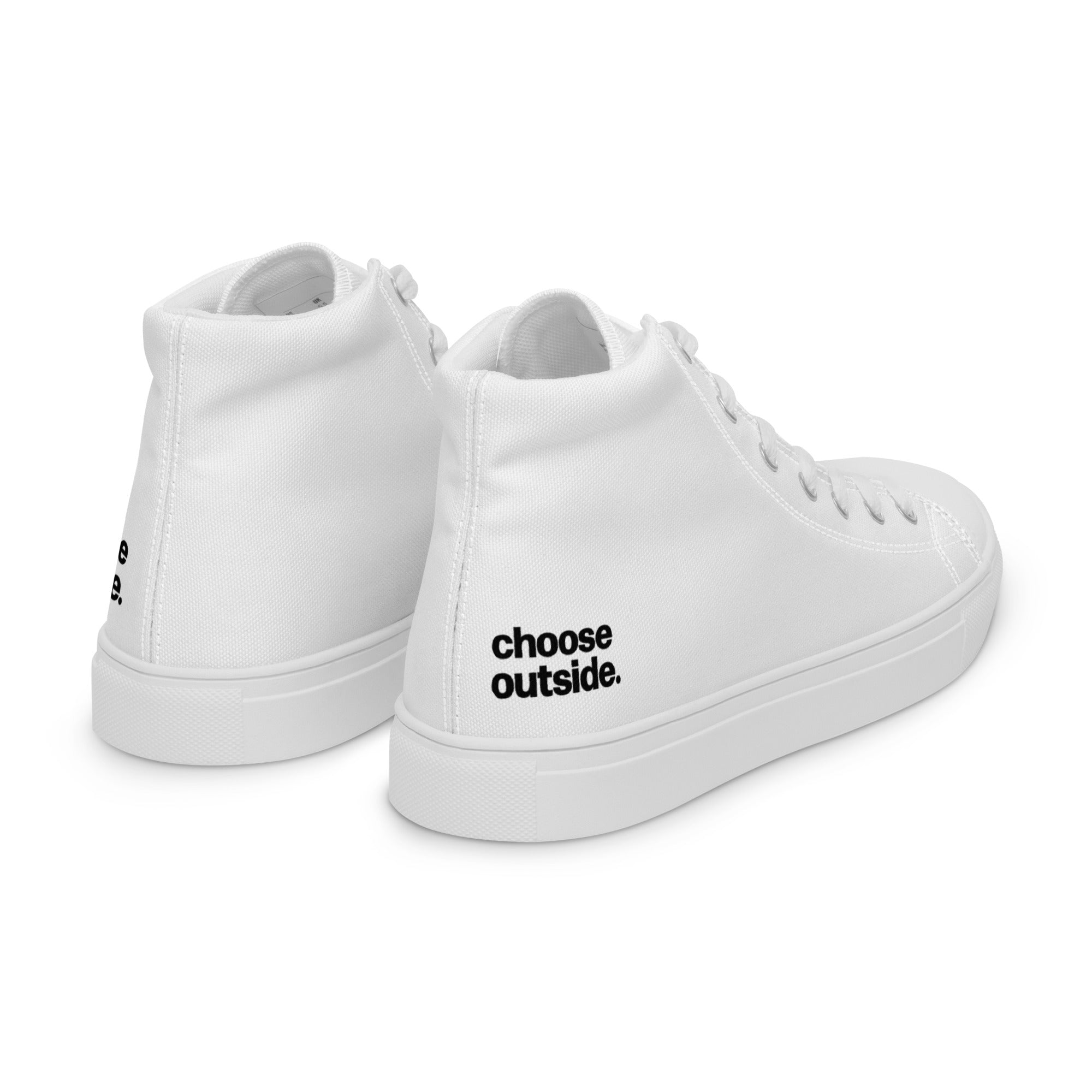 Women’s high top canvas shoes