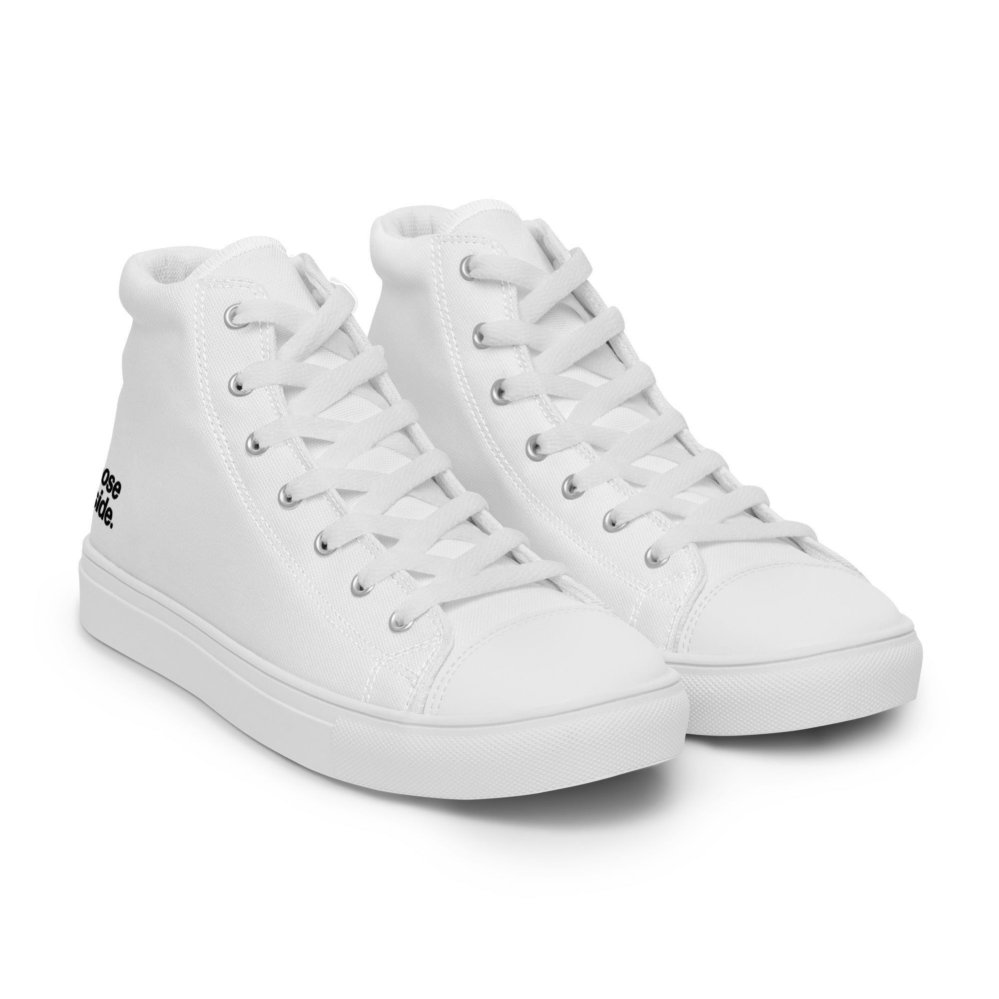 Women’s high top canvas shoes